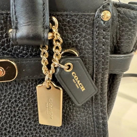 Coach Swagger 20 Mini Pebbled Leather Crossbody - Picture 5 of 14